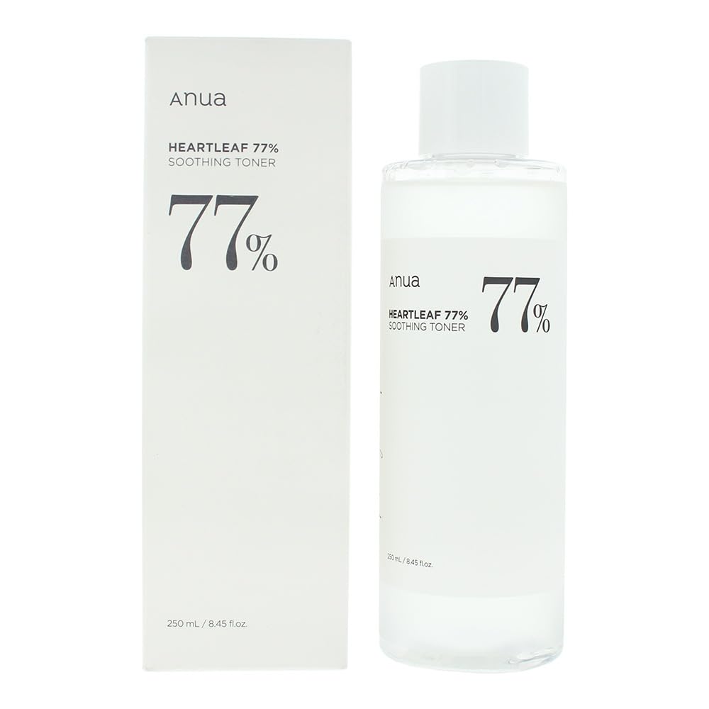 ANUA Heartleaf 77% Soothing Toner – Hydrating Korean Skin Care (250ml)
