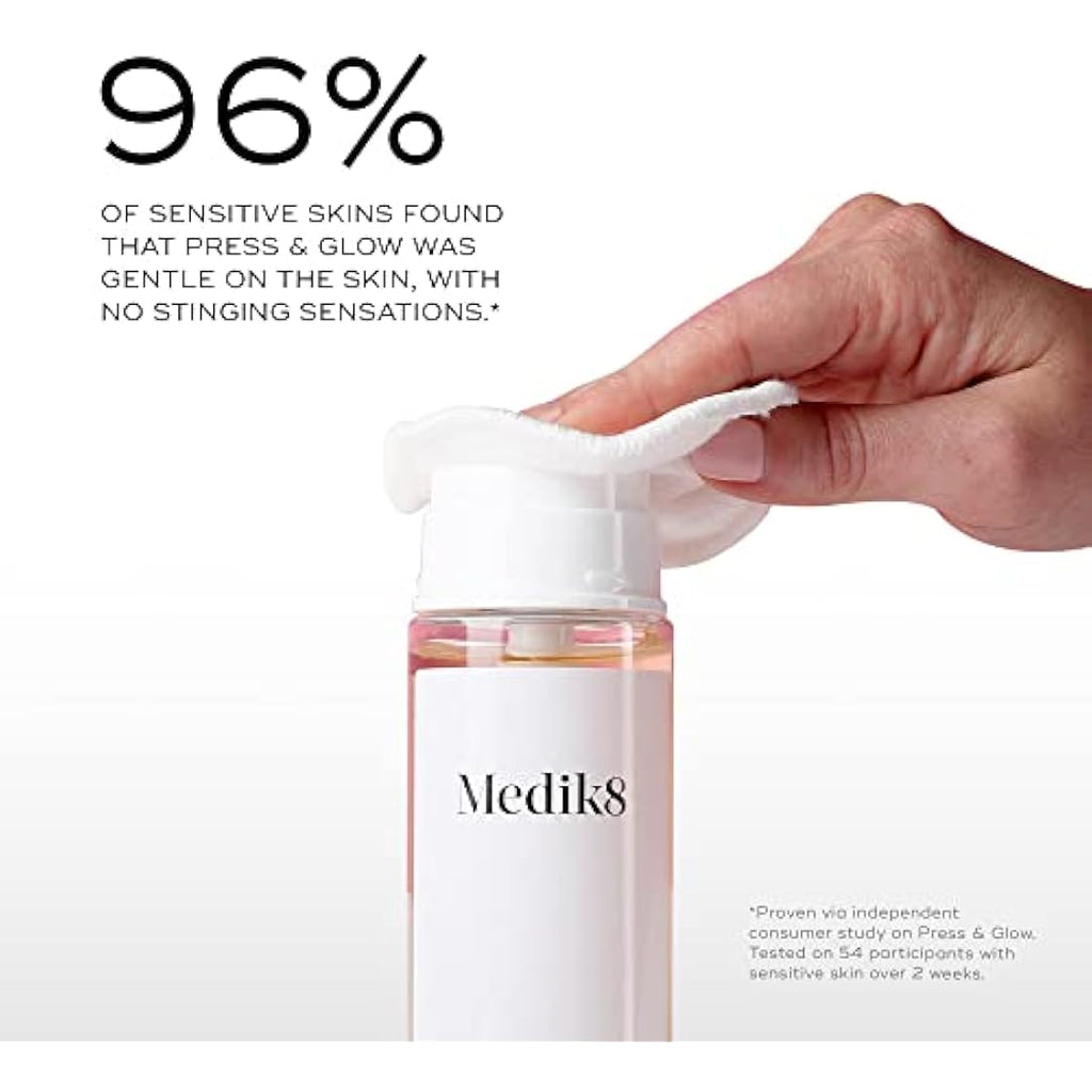 Medik8 Press & Glow PHA Exfoliating Toner for Sensitive Skin - 200ml