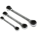Bahco S4RM/3T Ratchet Wrench Set | 8-19mm Chrome Vanadium Steel