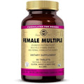 Solgar Female Multiple Multivitamin – 60 Vegan Tablets with Iron & B12