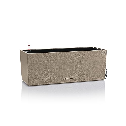 Lechuza Balconera Stone 50 Self-Watering Window Box Planter - Sand