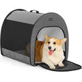 Petsfit Portable Dog Crate | Lightweight Soft Travel Kennel with Mat