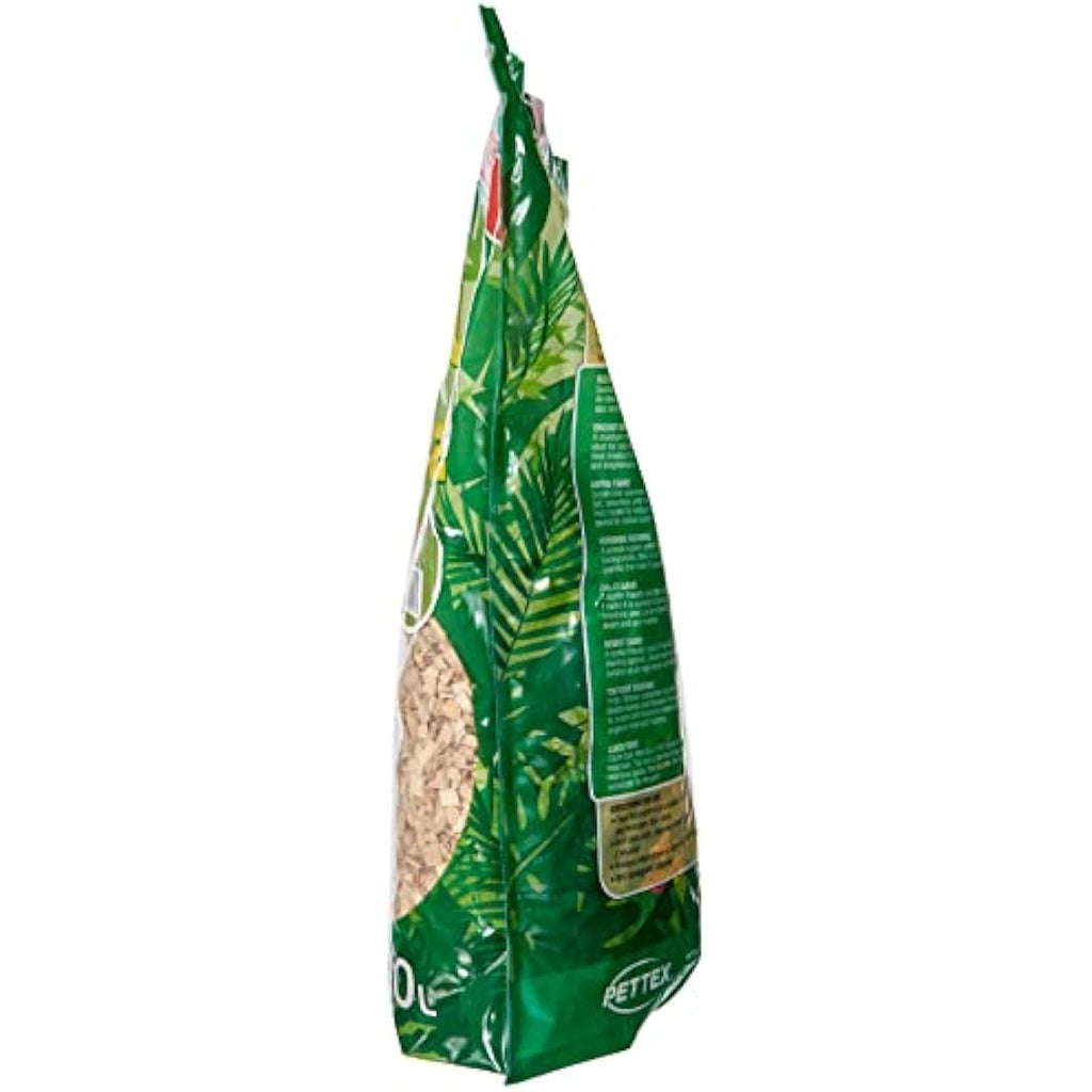 Pettex Beech Chips Reptile Substrate - Natural Absorbent Bedding 10L
