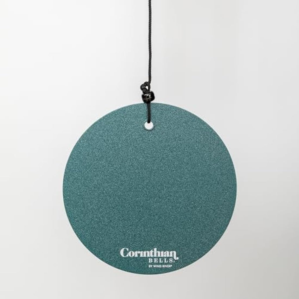 Corinthian Bells 30-Inch Wind Chime – Handcrafted Patina Green Aluminum