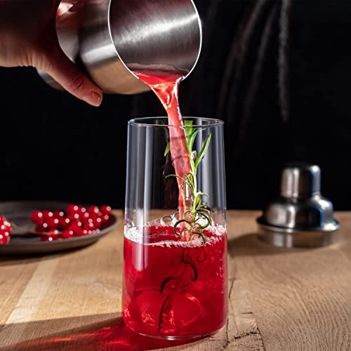 Krosno Avant-Garde Highball Glasses | Set of 12 | 540ml Tall Drinking Glass