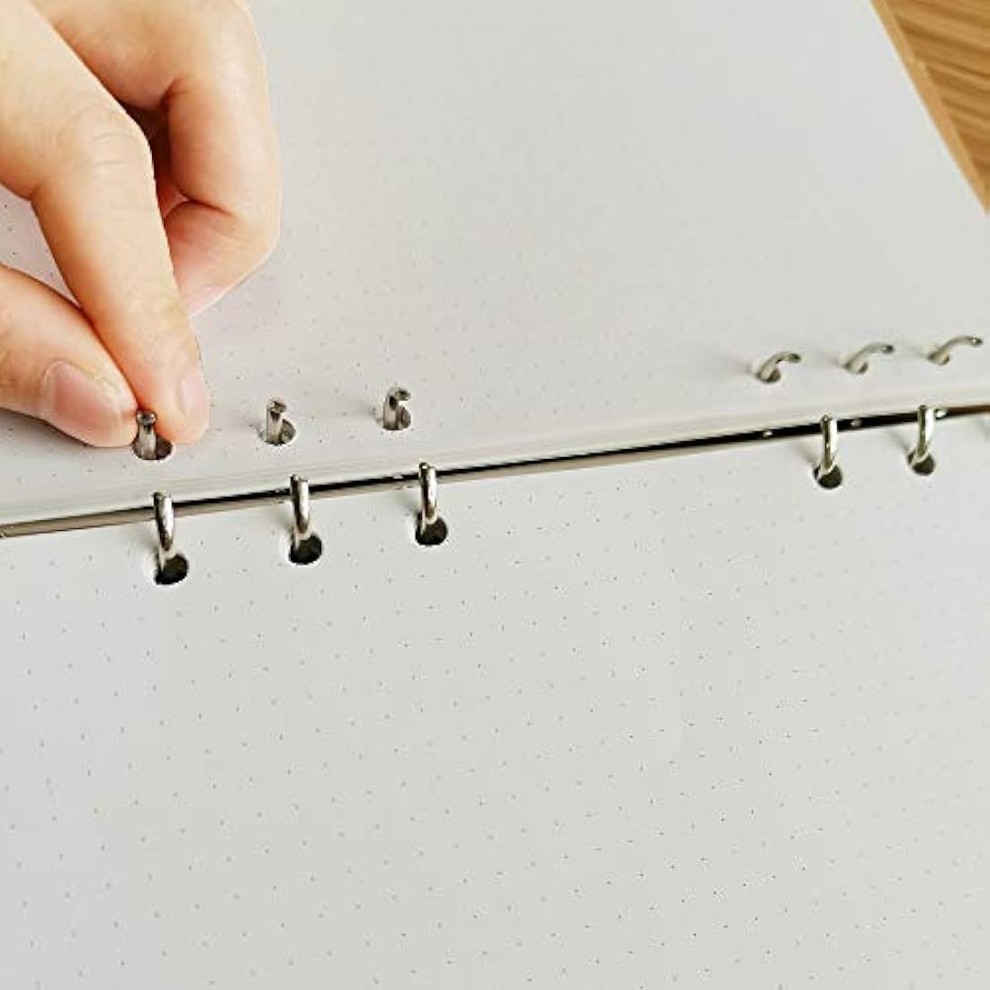 Jolof Store A5 Dot Grid Refill Paper | 100gsm 6-Hole Binder Inserts