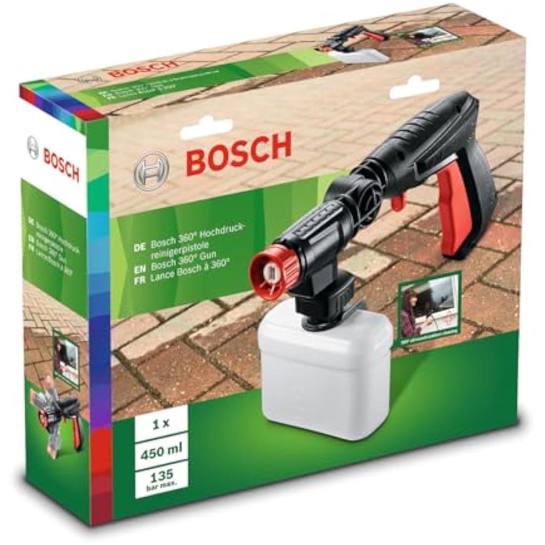 Bosch 360° Pressure Washer Pistol – EasyAquatak & AQT Compatible