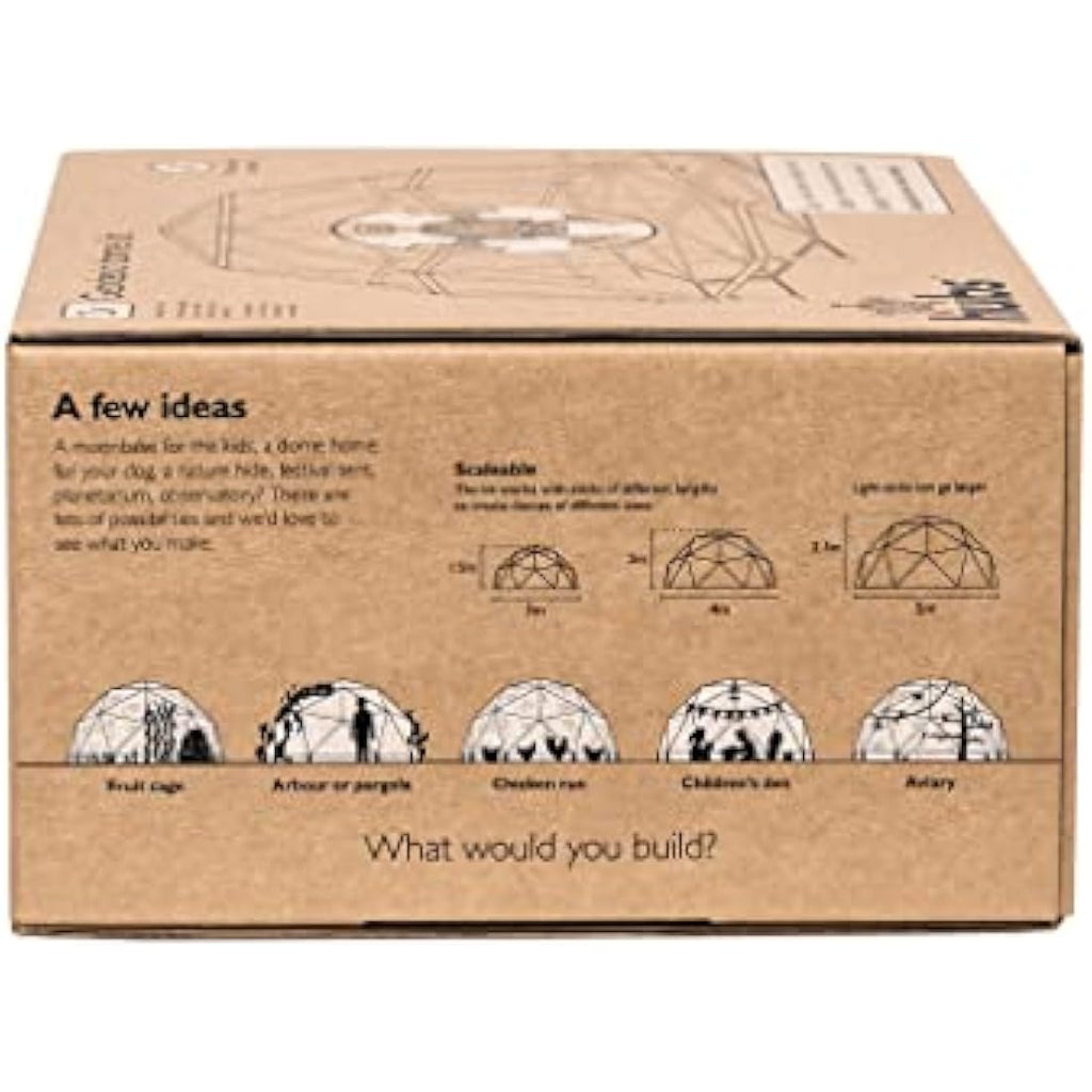 Geodesic Dome Kit – DIY Scalable Garden Structure