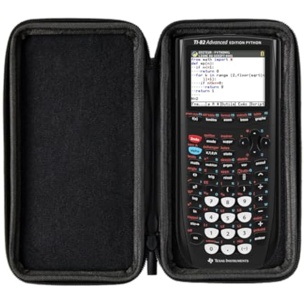 TI-82 Advanced Python Graphing Calculator Set with Red WYNGS Case