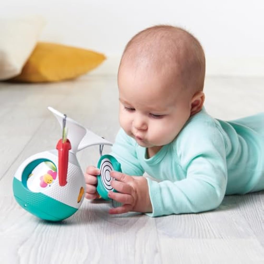 Tiny Love 2-in-1 Tummy Time Musical Mobile | 360° Rotating Stroller Toy