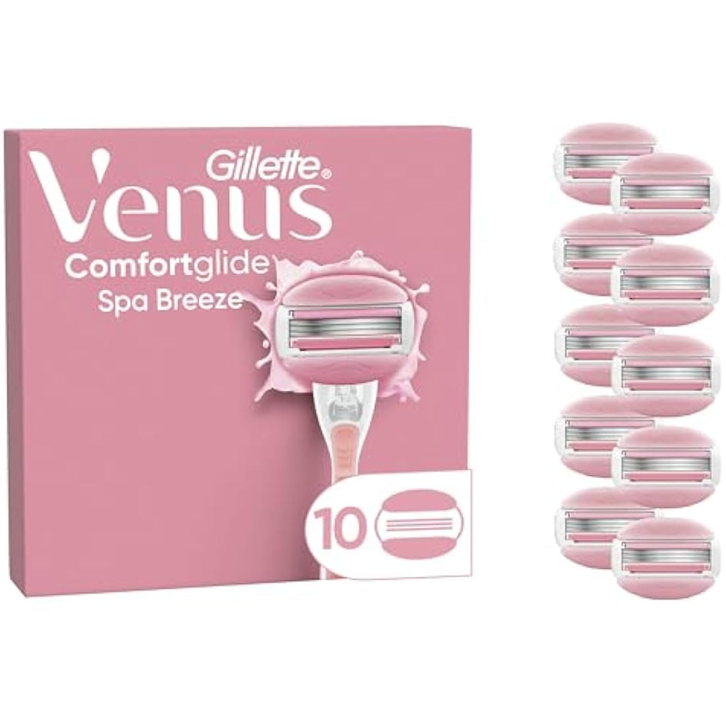 Gillette Venus Comfortglide Spa Breeze Razor Blade Refills - 10 Pack