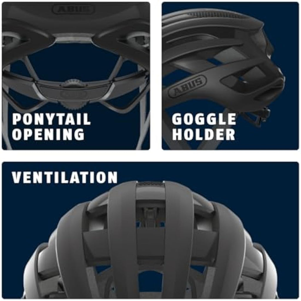 ABUS AirBreaker Road Bike Helmet – Lightweight Aerodynamic Cycling Gear