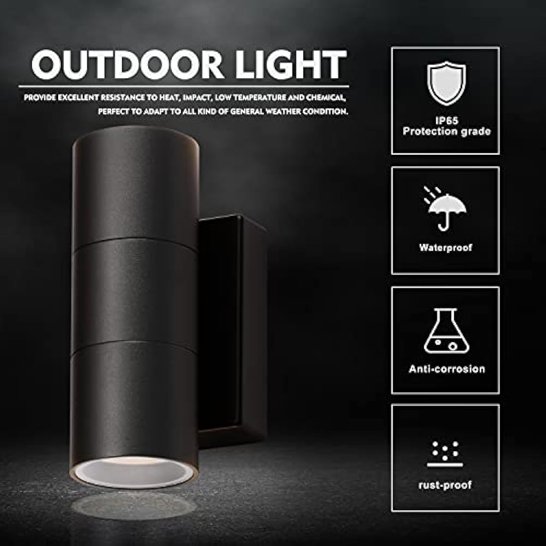 CELAVY Outdoor Wall Lights – IP65 Waterproof 10W LED Exterior Sconce