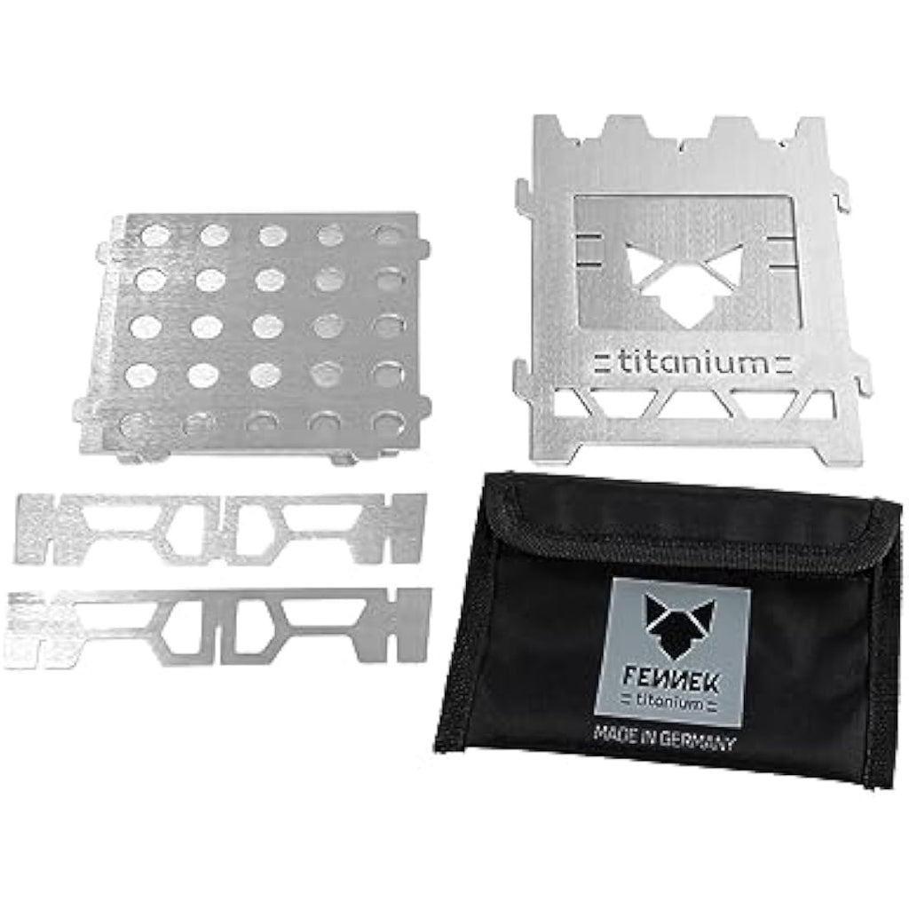 FENNEK Hobo Solo Titan – Ultralight Titanium Outdoor Stove with Bag
