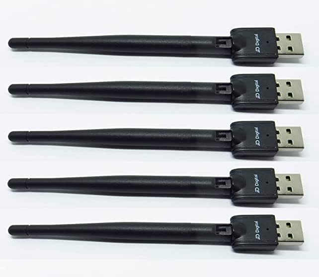 DM-Digital MT7601 USB WiFi Adapter for Satellite Receivers - 5 Pack