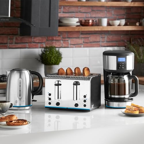 Russell Hobbs Buckingham 4-Slice Toaster | Fast Toasting Stainless Steel