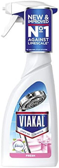 Viakal Limescale Remover Spray – Fresh Spring Rose Scent – 10 x 500ml