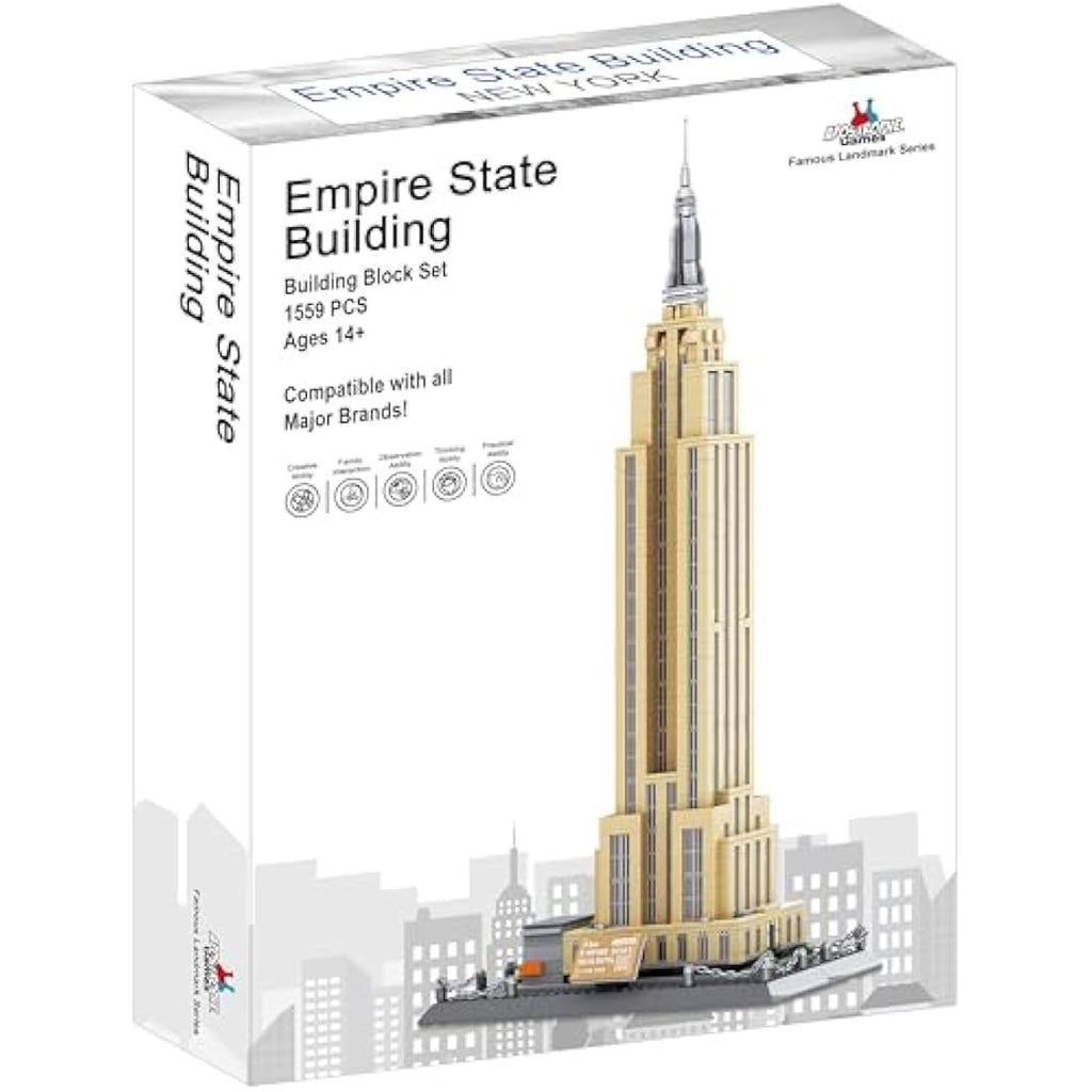 Apostrophe Games Empire State Building Block Set - 1993 Piece Model