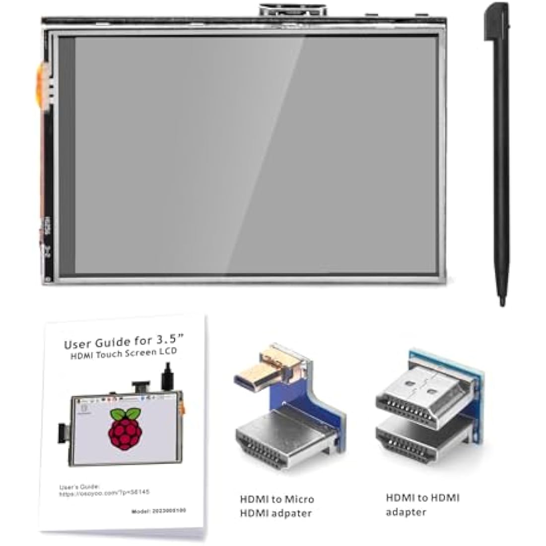 OSOYOO 3.5" Touchscreen LCD Monitor – HDMI TFT Display for Raspberry Pi