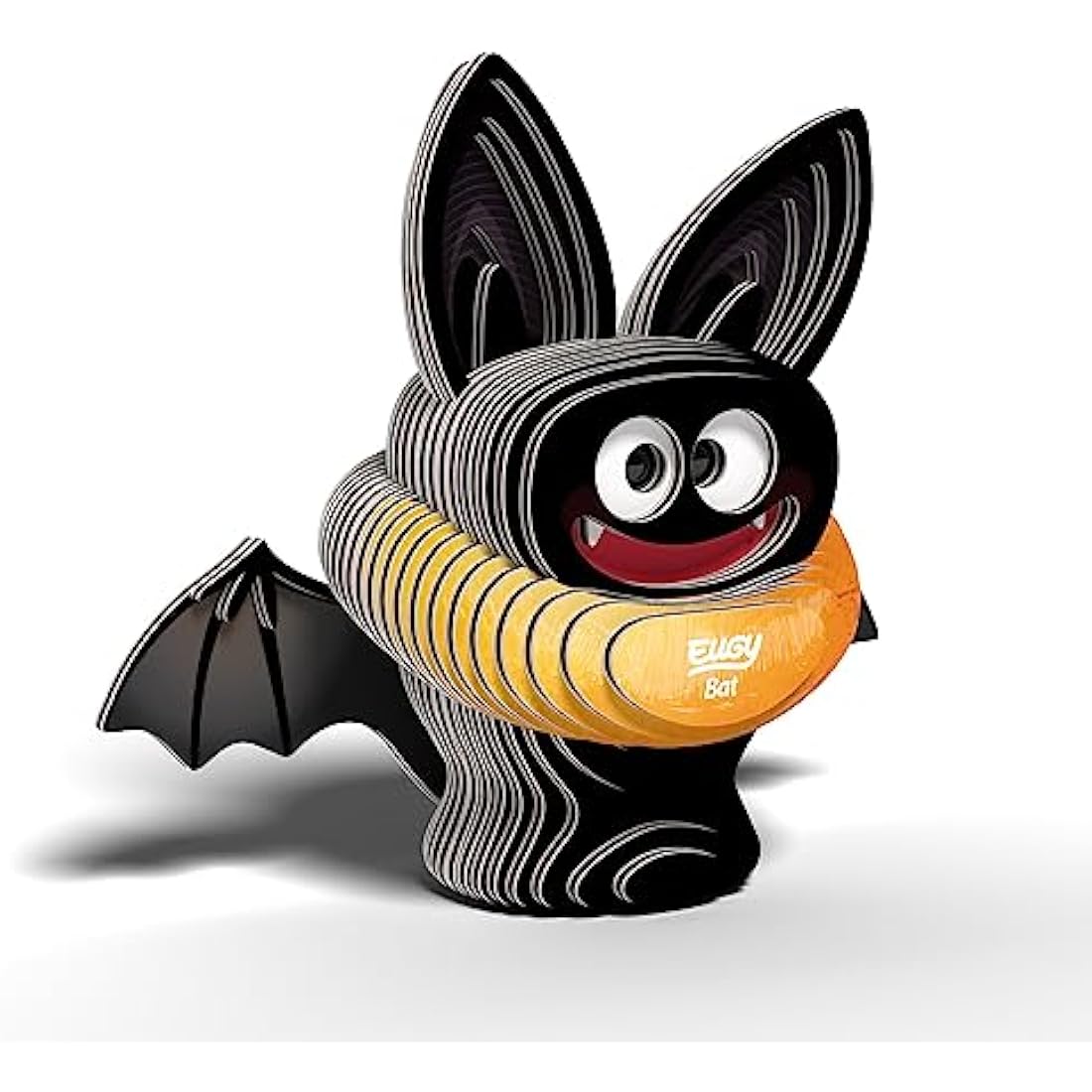 EUGY Fledermaus 3D Puzzle – Nachhaltiges Bastelset aus Karton