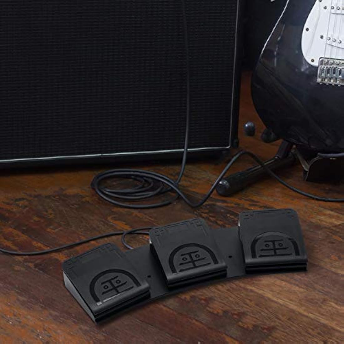 iKKEGOL USB Triple Foot Pedal – Programmable Optical Switch Control