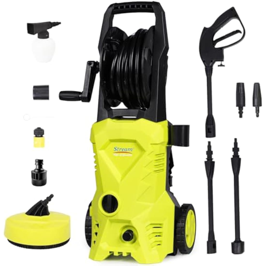Stream 135Bar Electric Pressure Washer – 1650W Portable Jet Washer