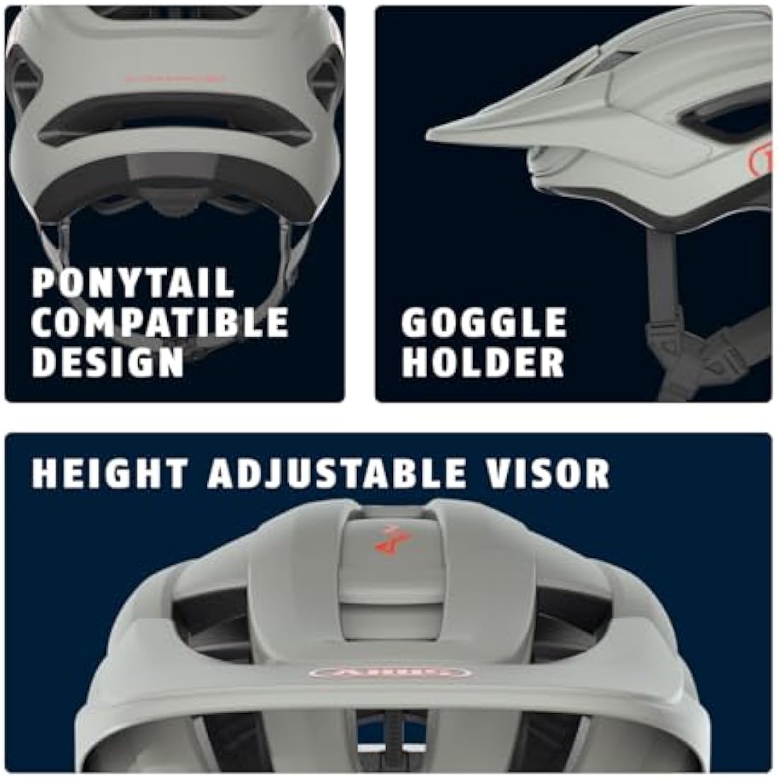 ABUS CliffHanger MTB Helmet – Vented Trail Bike Helmet with Fidlock