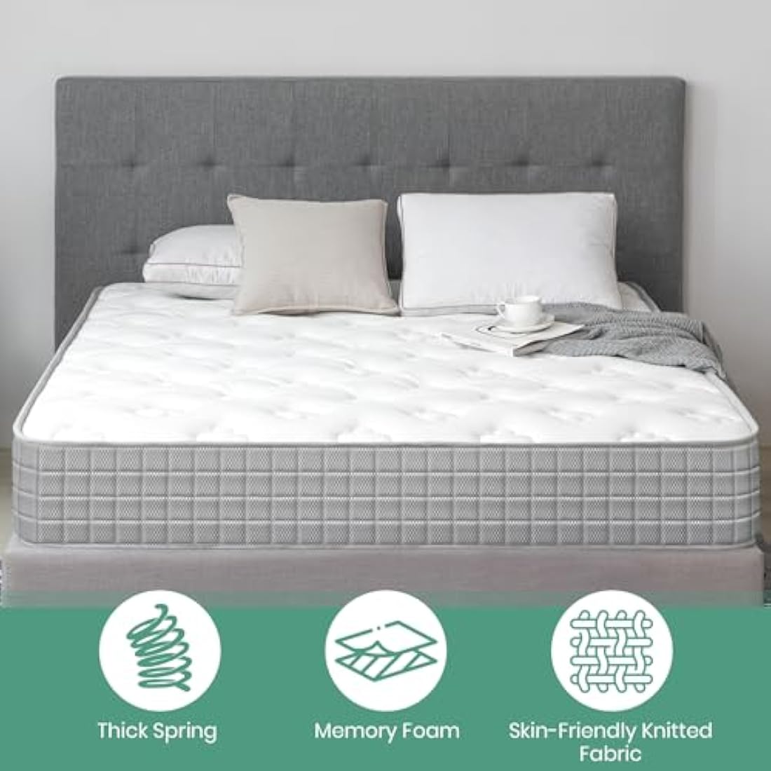 Good Nite Single Hybrid Mattress – Memory Foam & Orthopaedic Support