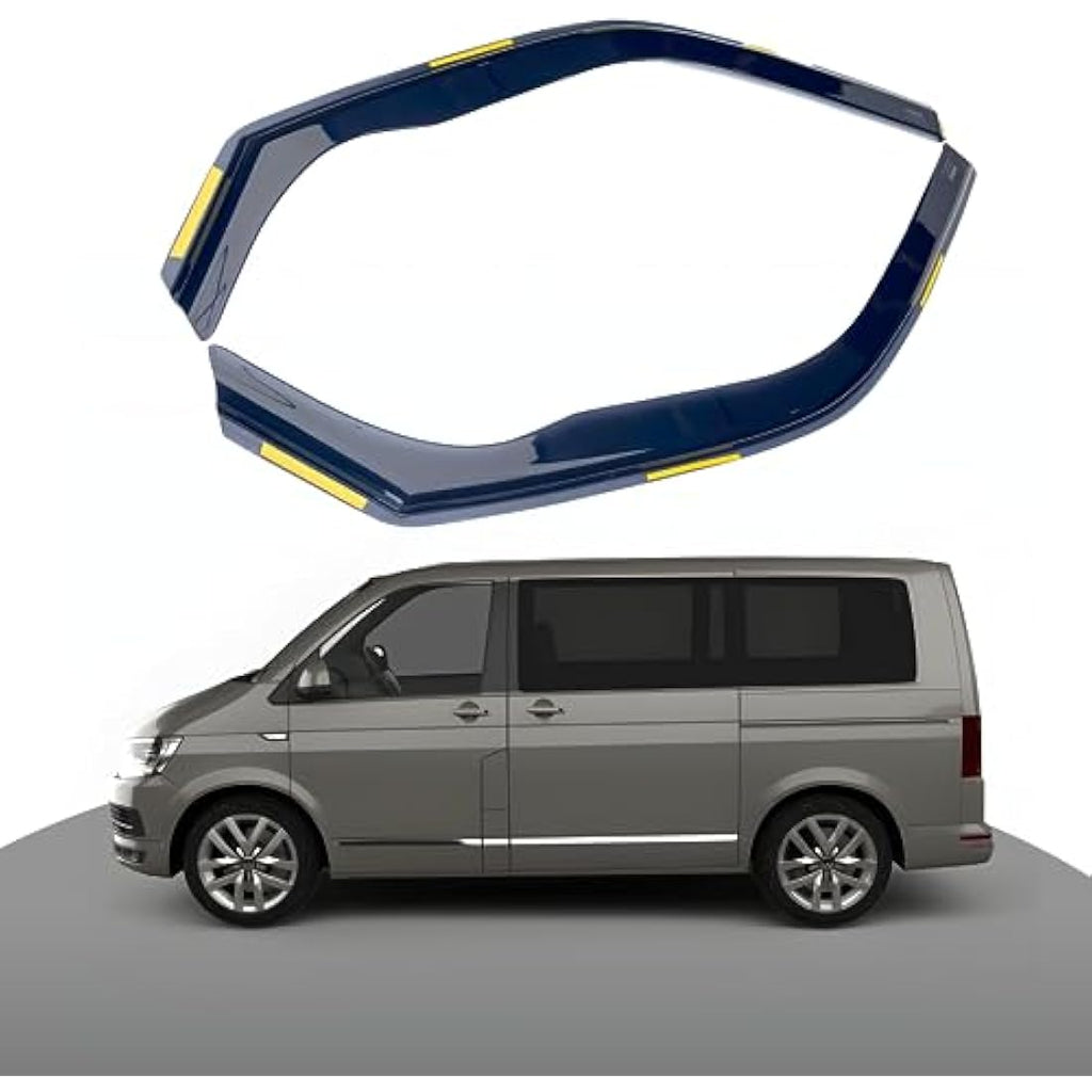 Haibak Wind Deflectors for VW Transporter T5 T6 | Dark Tinted 2pc