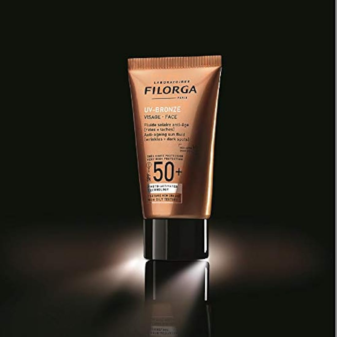 SPF50+ UV Bronze Face Sunscreen – Anti-Aging Lotion by