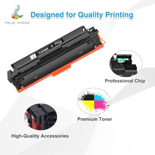 True Image HP 201X Toner Cartridge 4-Pack for LaserJet Pro M277dw M252dw