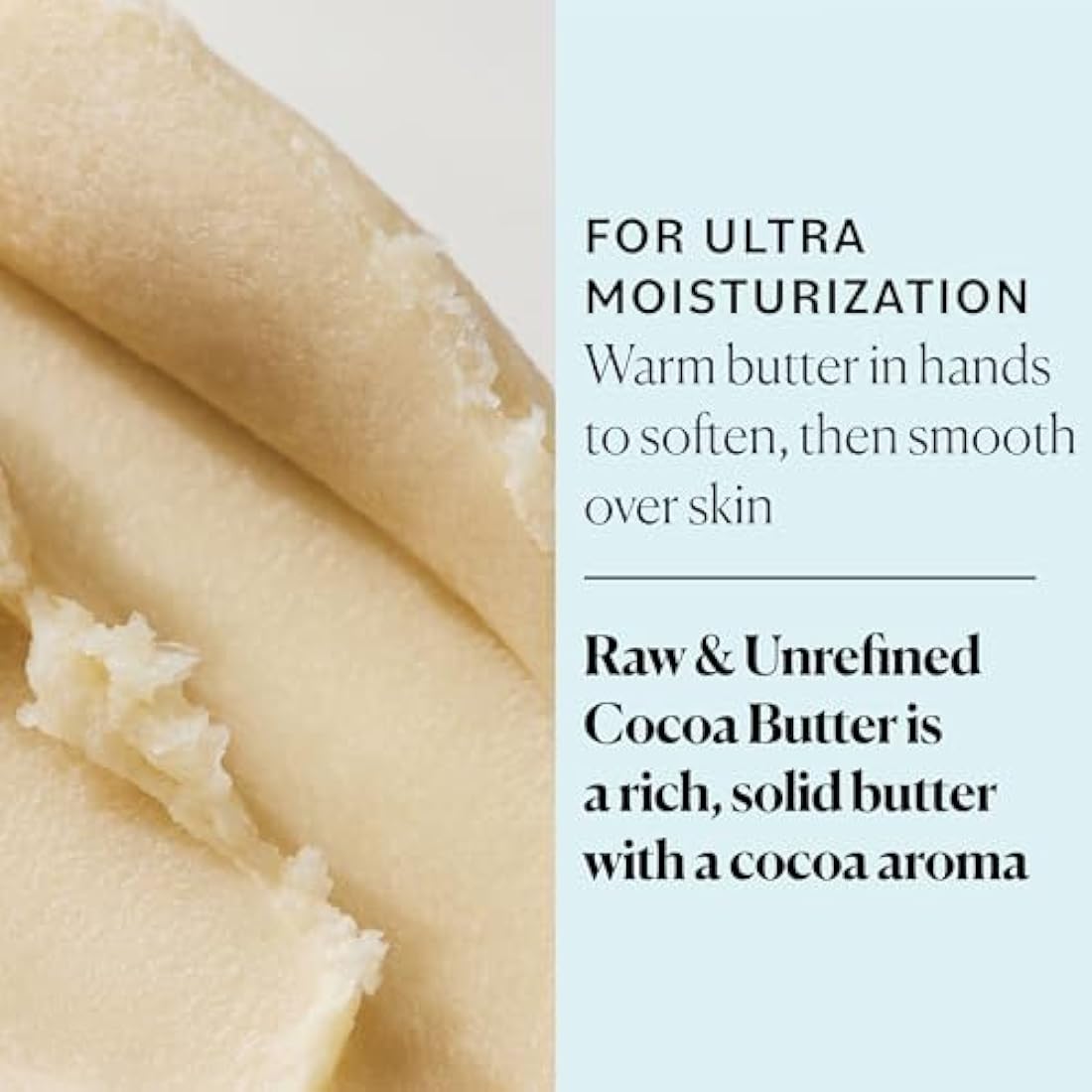 Sky Organics Raw Cocoa Butter – 100% Unrefined Body Moisturizer, 454g