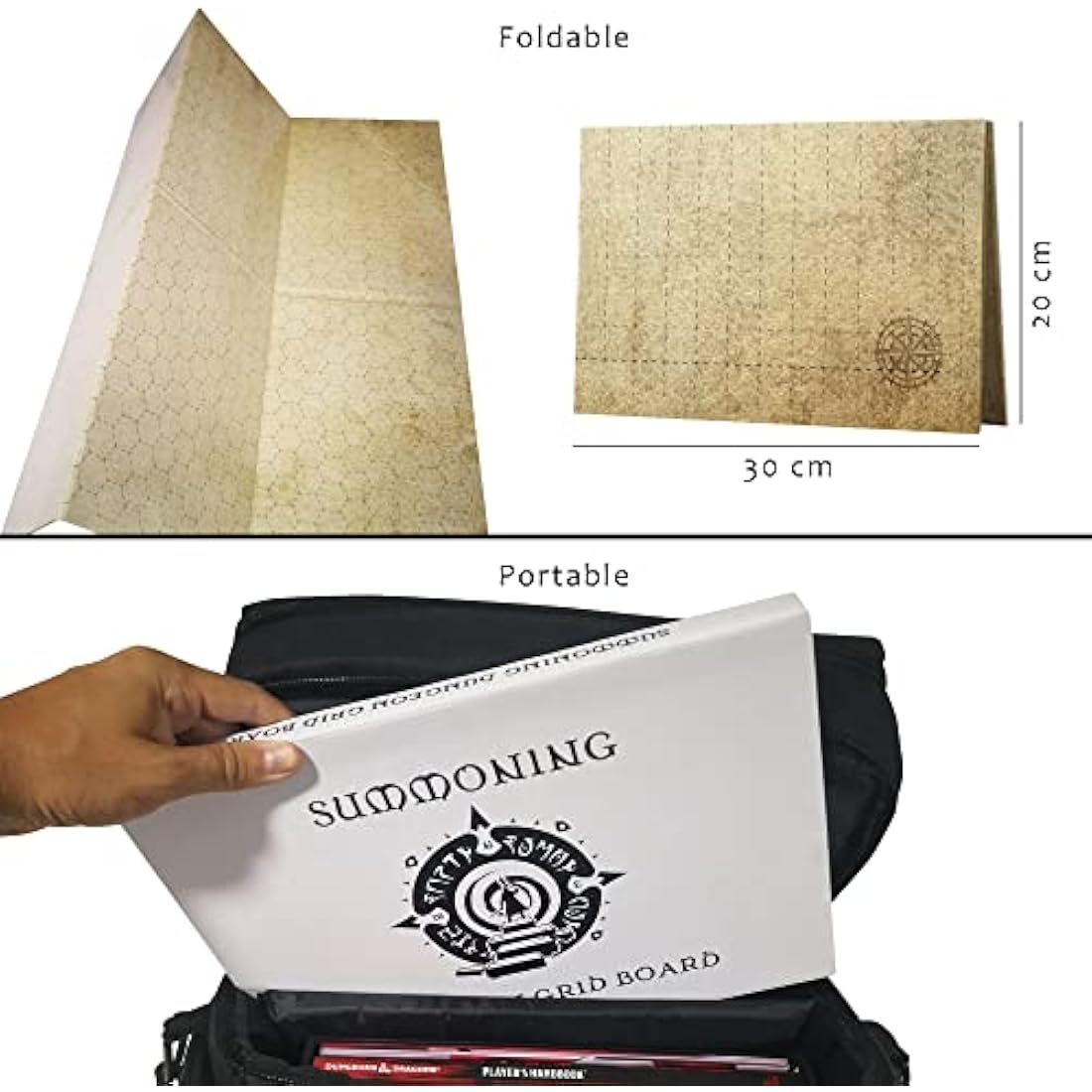 Doctor Frikistein Dry Erase Battle Mat – Double-Sided RPG Grid Board