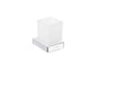 Sagittarius One 70S1 Wall-Mounted Toothbrush Holder | Chrome & Glass