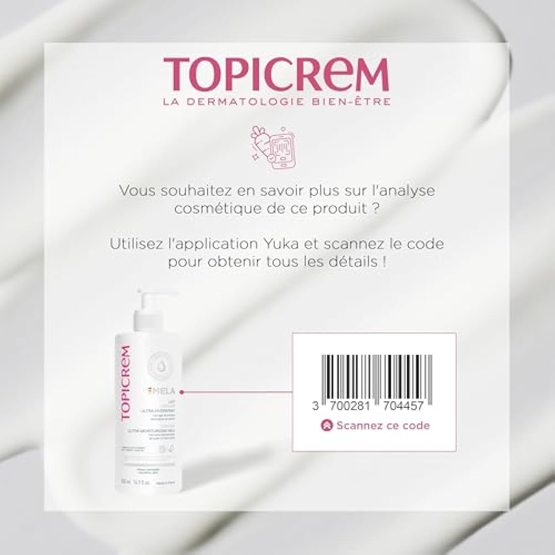 Topicrem Mela Unifying Ultra-Moisturizing Body Milk - Lightening 500ml