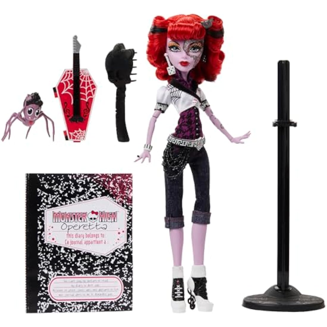 Monster High Operetta Creeproduction Doll with Pet and Accessories