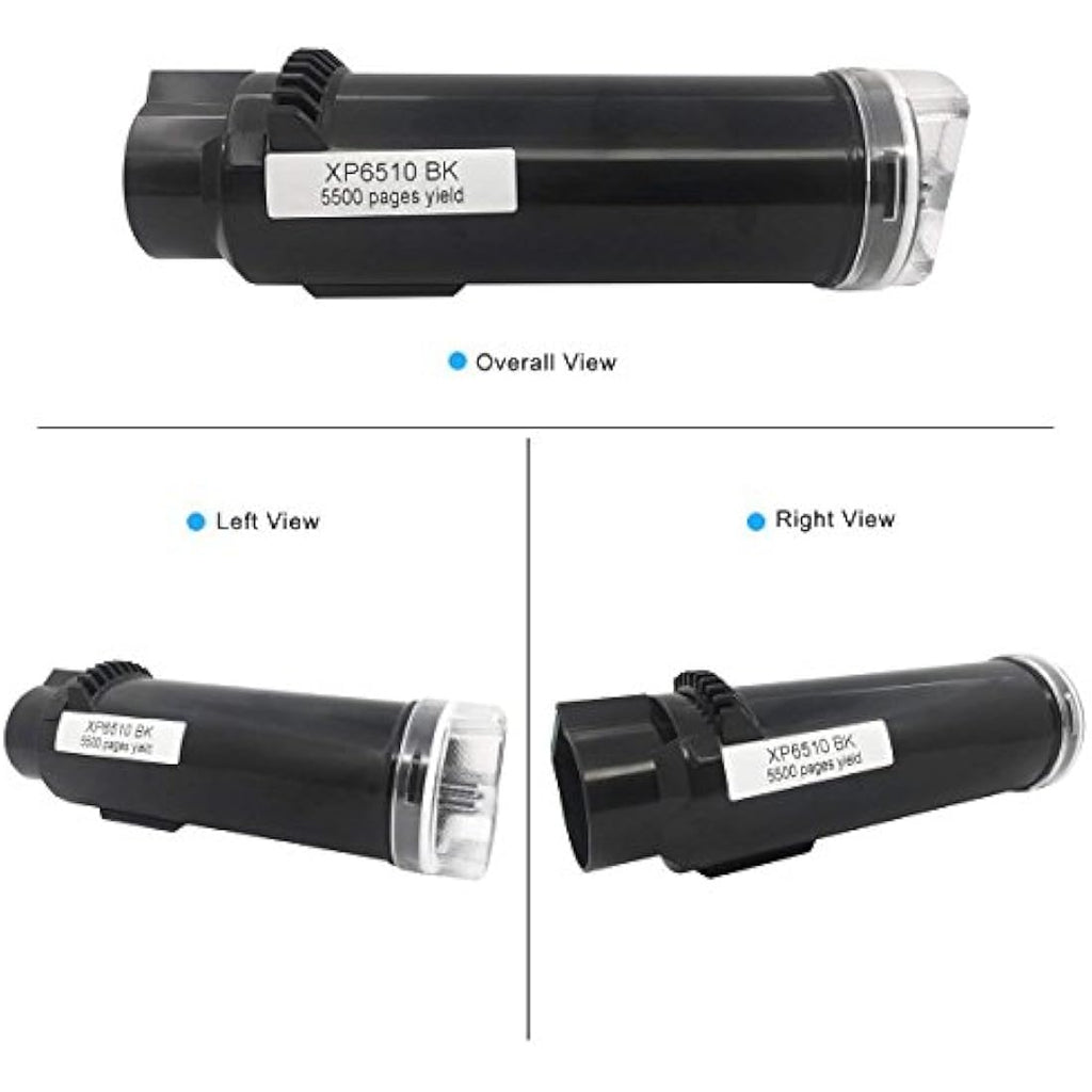 GREENPRNT 5-Pack Compatible Toner for Xerox Phaser 6510 WorkCentre 6515