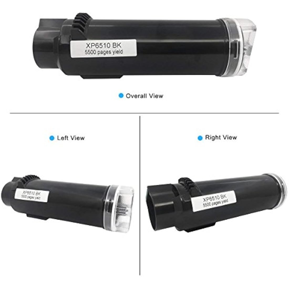 GREENPRNT 5-Pack Compatible Toner for Xerox Phaser 6510 WorkCentre 6515