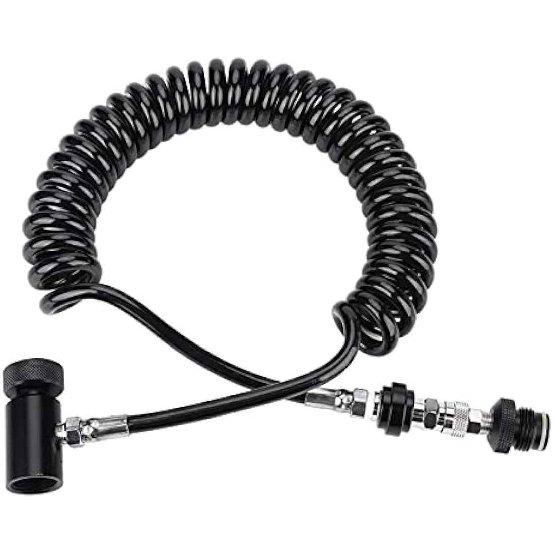 Jolof Store Paintball Remote Coil Hose – 4500 PSI HPA/CO2 Connection