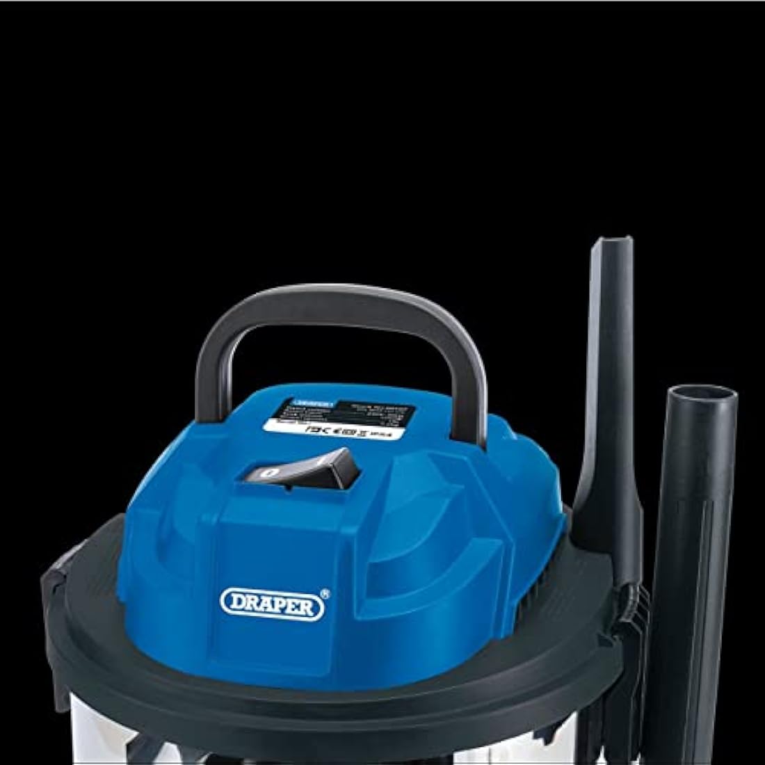 Draper 1250W Wet and Dry Vacuum Cleaner - 15L Tank with Blower Function