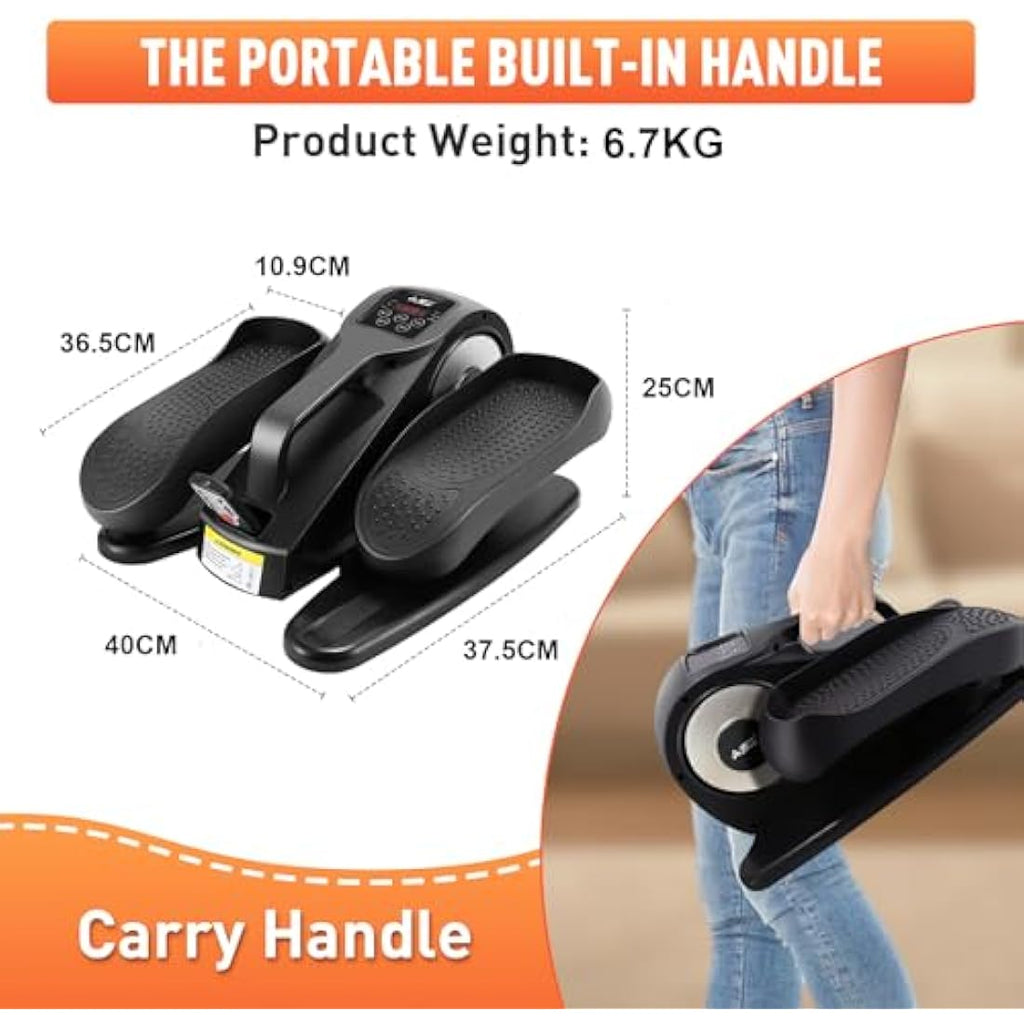 AOODIL Under Desk Elliptical - Electric Seated Pedal Exerciser with Remote