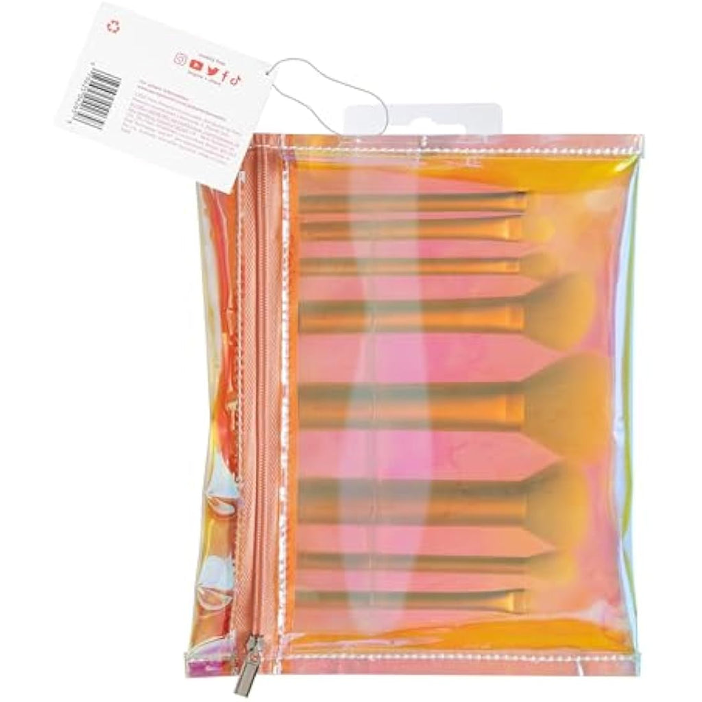 Real Techniques The Wanderer Makeup Brush Kit | 8-Piece Travel Set