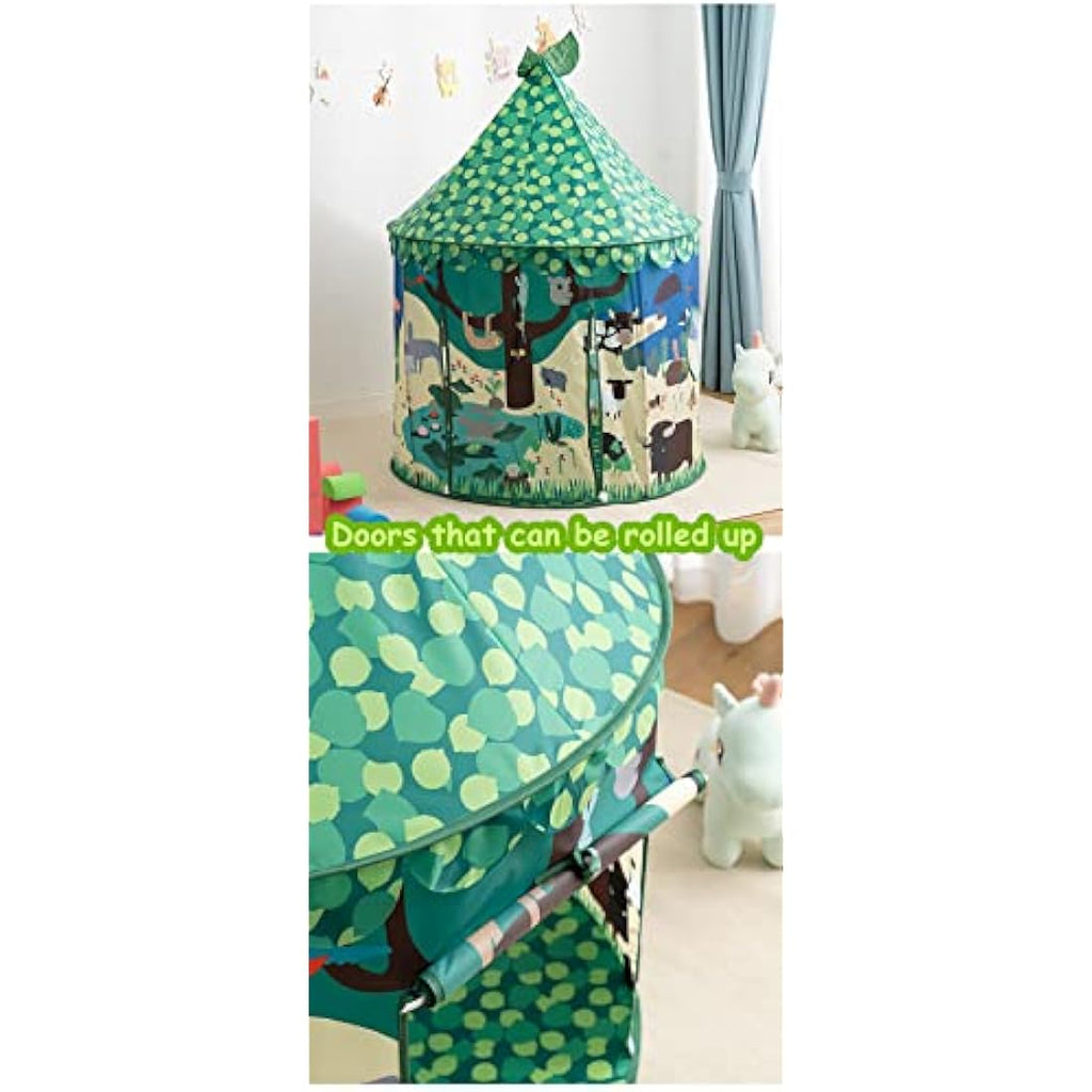 Floving Children's Teepee Play Tent – Pop Up Indoor & Outdoor Yurt