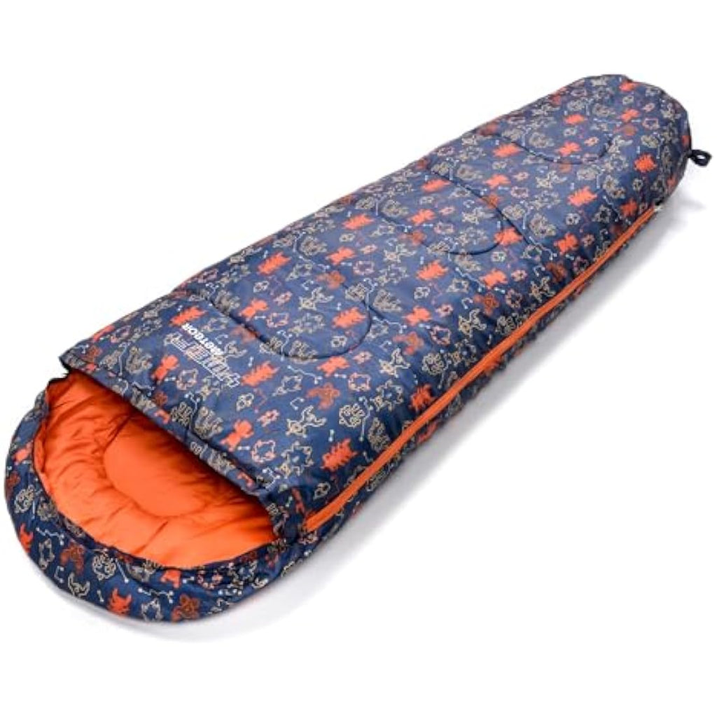Meteor YMER Kids Mummy Sleeping Bag – Lightweight All-Season Robot