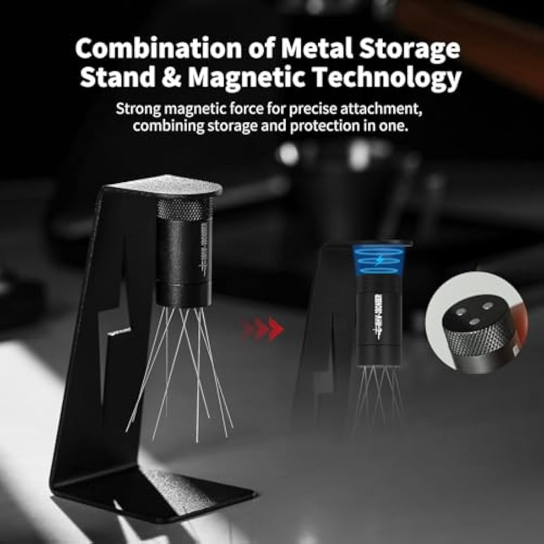 MHW-3BOMBER WDT Tool 2.0 | Adjustable Espresso Stirrer with Magnetic Stand