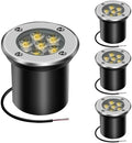 AHOTSUK 6W LED Well Lights – IP67 Waterproof Low Voltage Ground Lighting