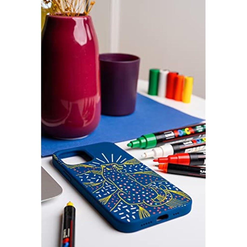 POSCA PC-1MR Ultra Fine Paint Markers - 8 Pack Multi-Surface Pens