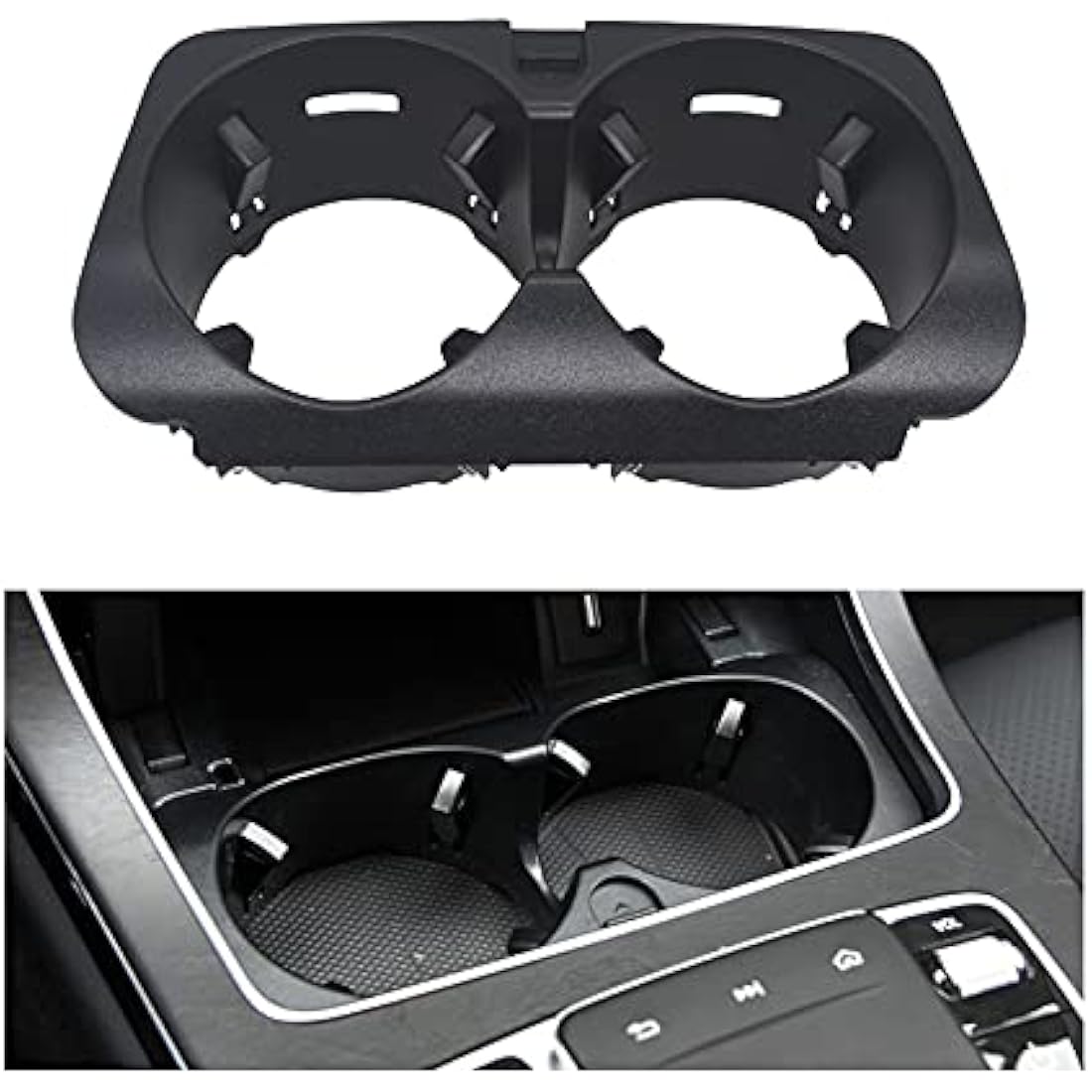 KASturbo Center Console Cup Holder for Mercedes C Class W205 E Class W213