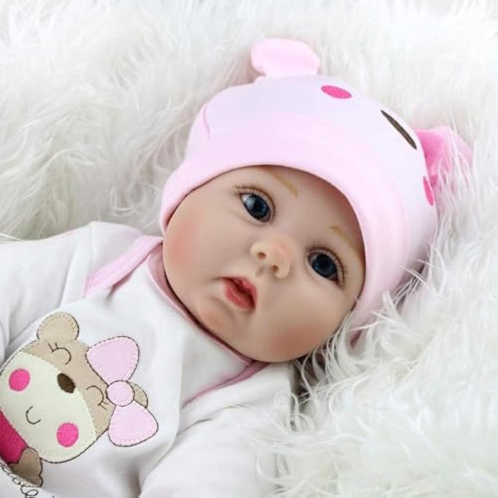 Jolof Store 22 Inch Reborn Baby Doll - Lifelike Silicone Vinyl Toddler