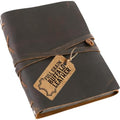 Moonster Full Grain Buffalo Leather Photo Album – Handmade Scrapbook